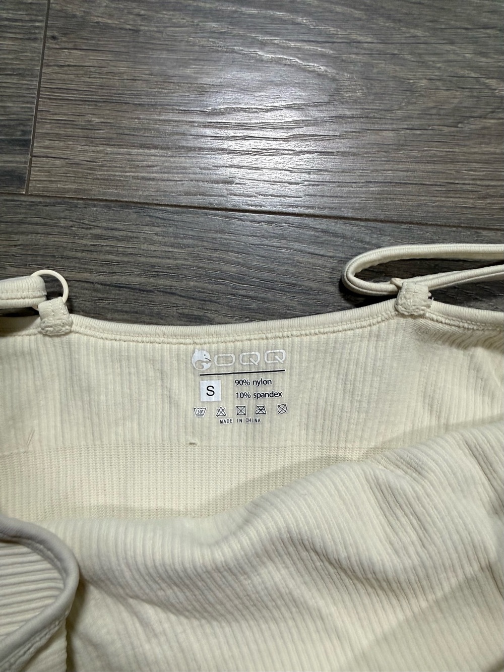 Cream Ribbed Bodysuit - Picture 3 of 4